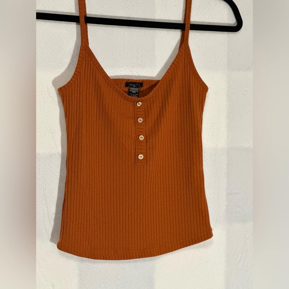 Ripped tight fitting tank top from Rue21